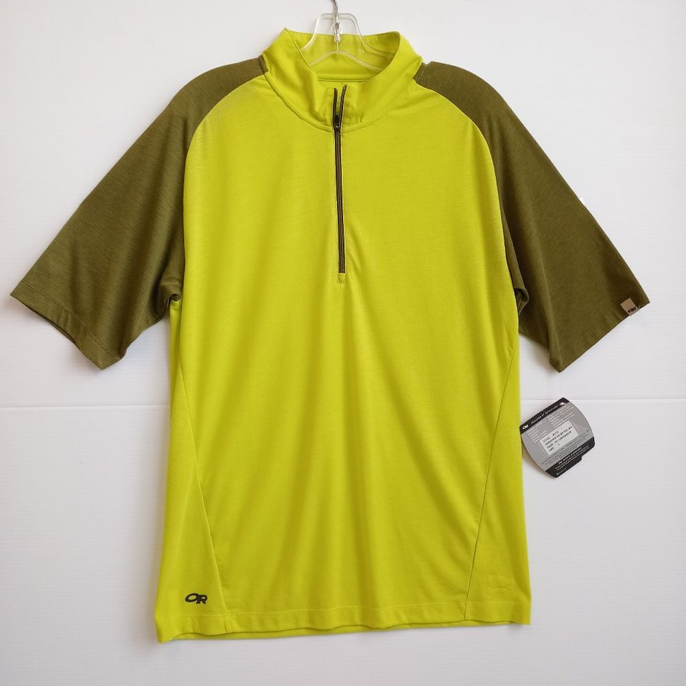OR Sequence 1/2 Zip Tee - Men L (Q20134-v)
